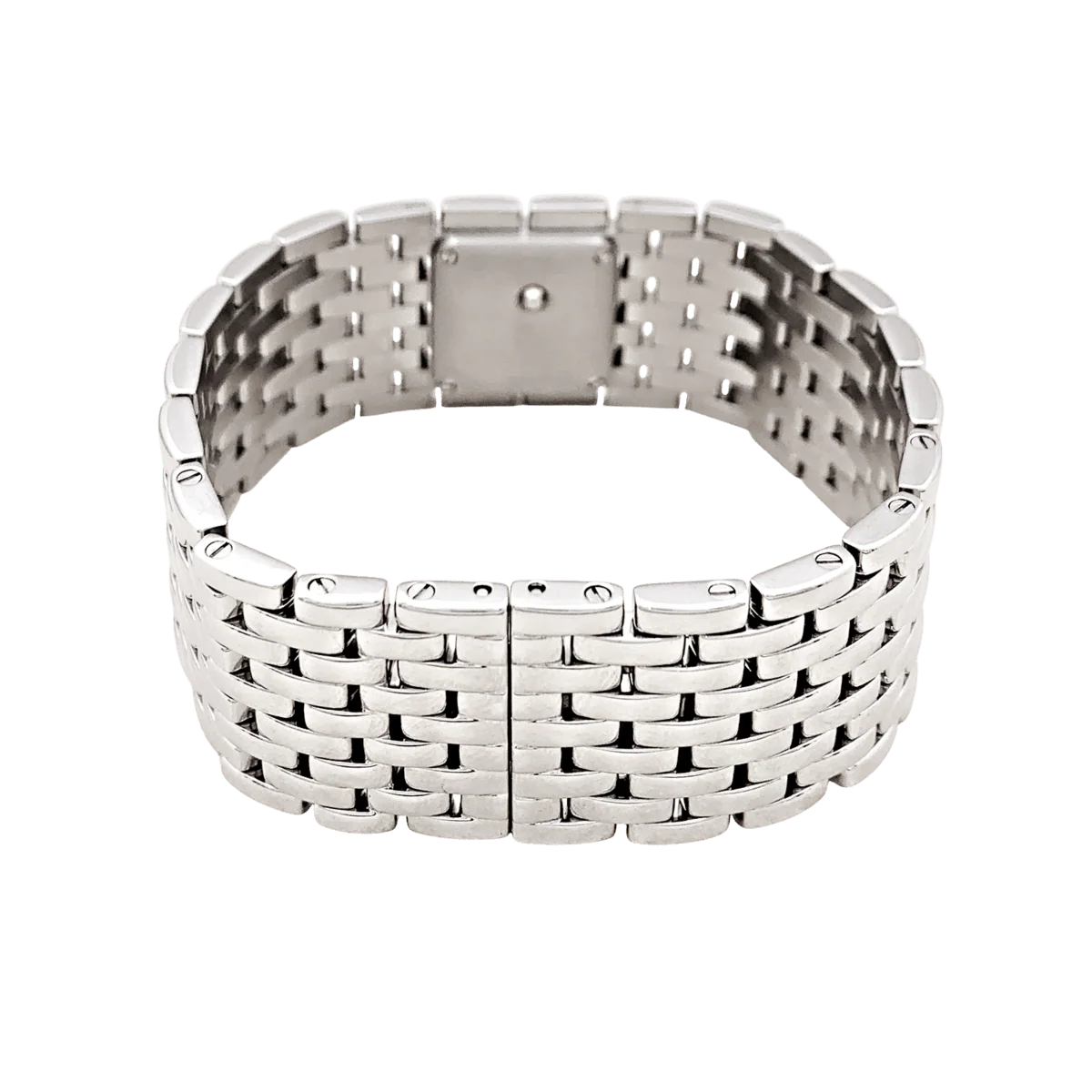 Montre CARTIER "Panthère Ruban" en acier et nacre - Image 5