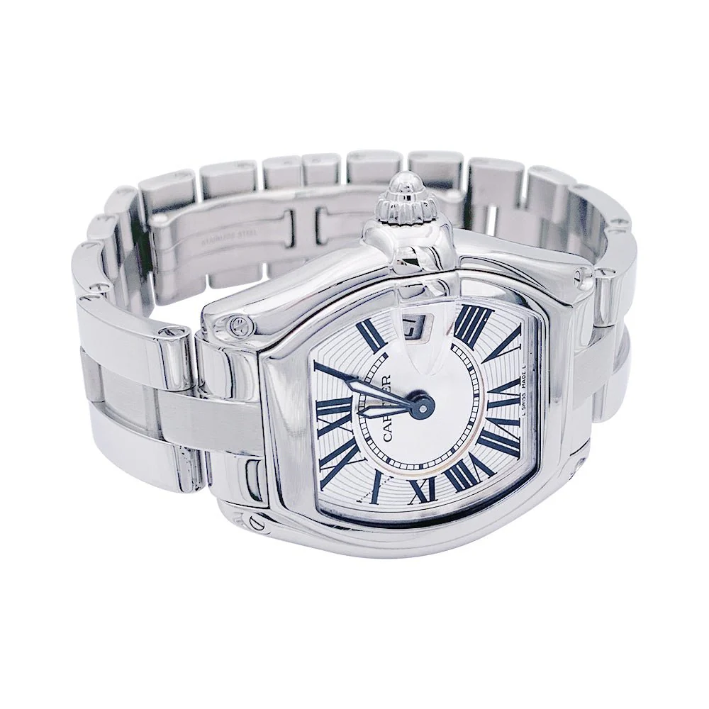 Montre CARTIER "Roadster", acier sur acier. - Image 4
