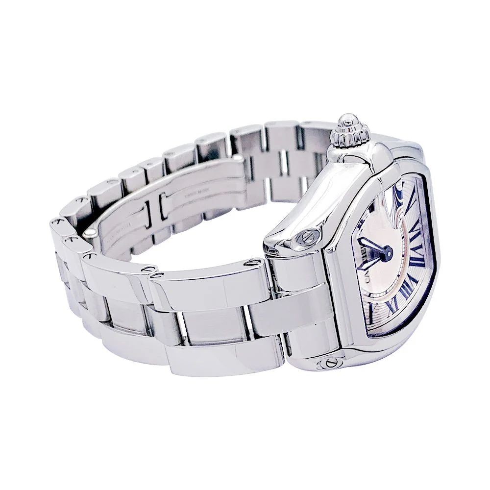 Montre CARTIER "Roadster", acier sur acier. - Image 5
