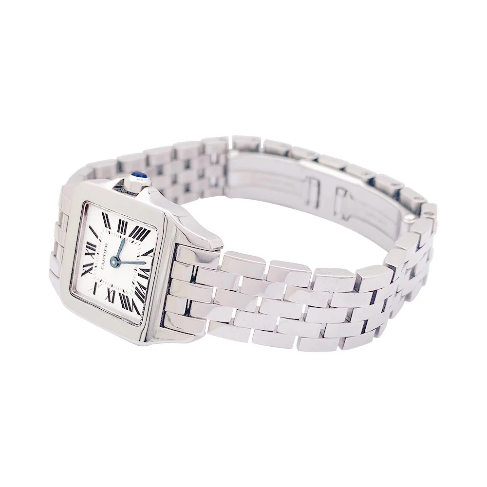 Montre CARTIER "Santos demoiselle" en acier - Image 4