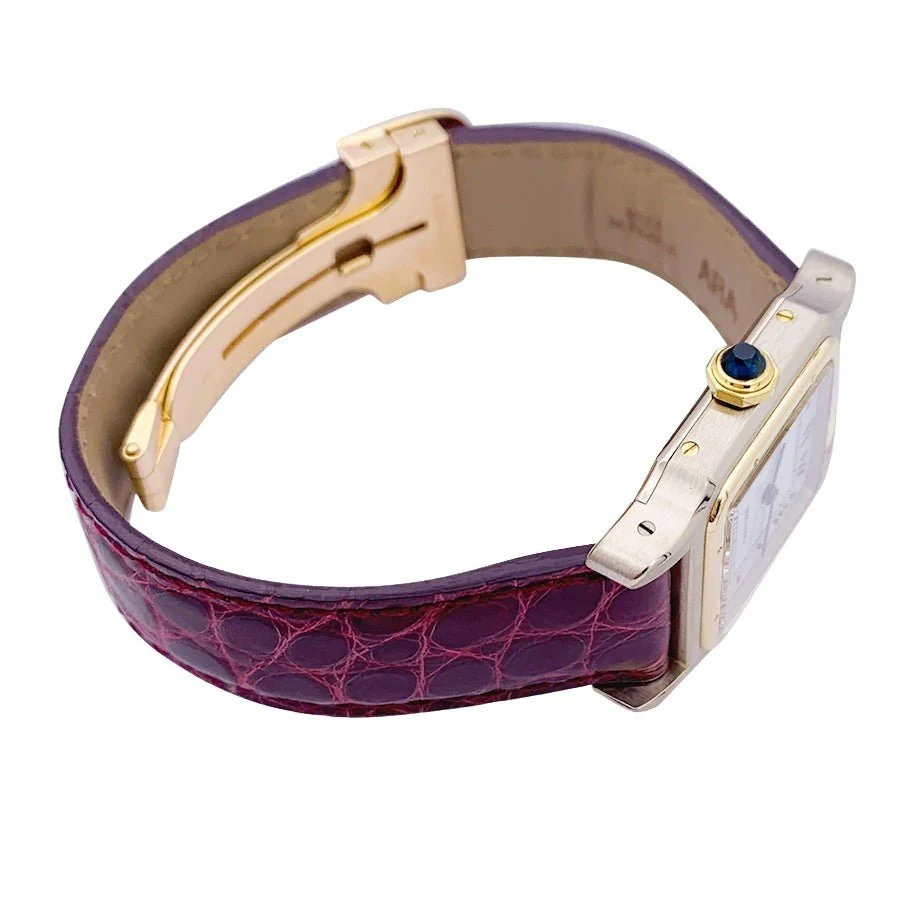 Montre CARTIER "Santos", deux ors - Image 4