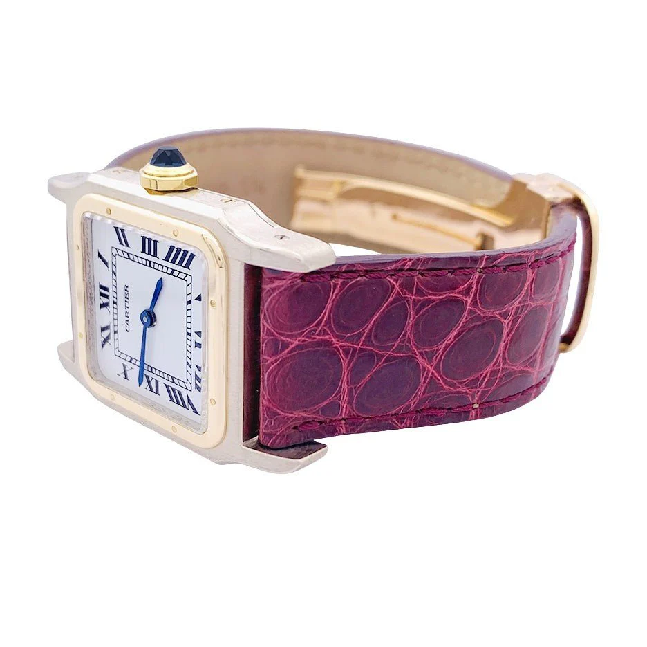 Montre CARTIER "Santos", deux ors - Image 5