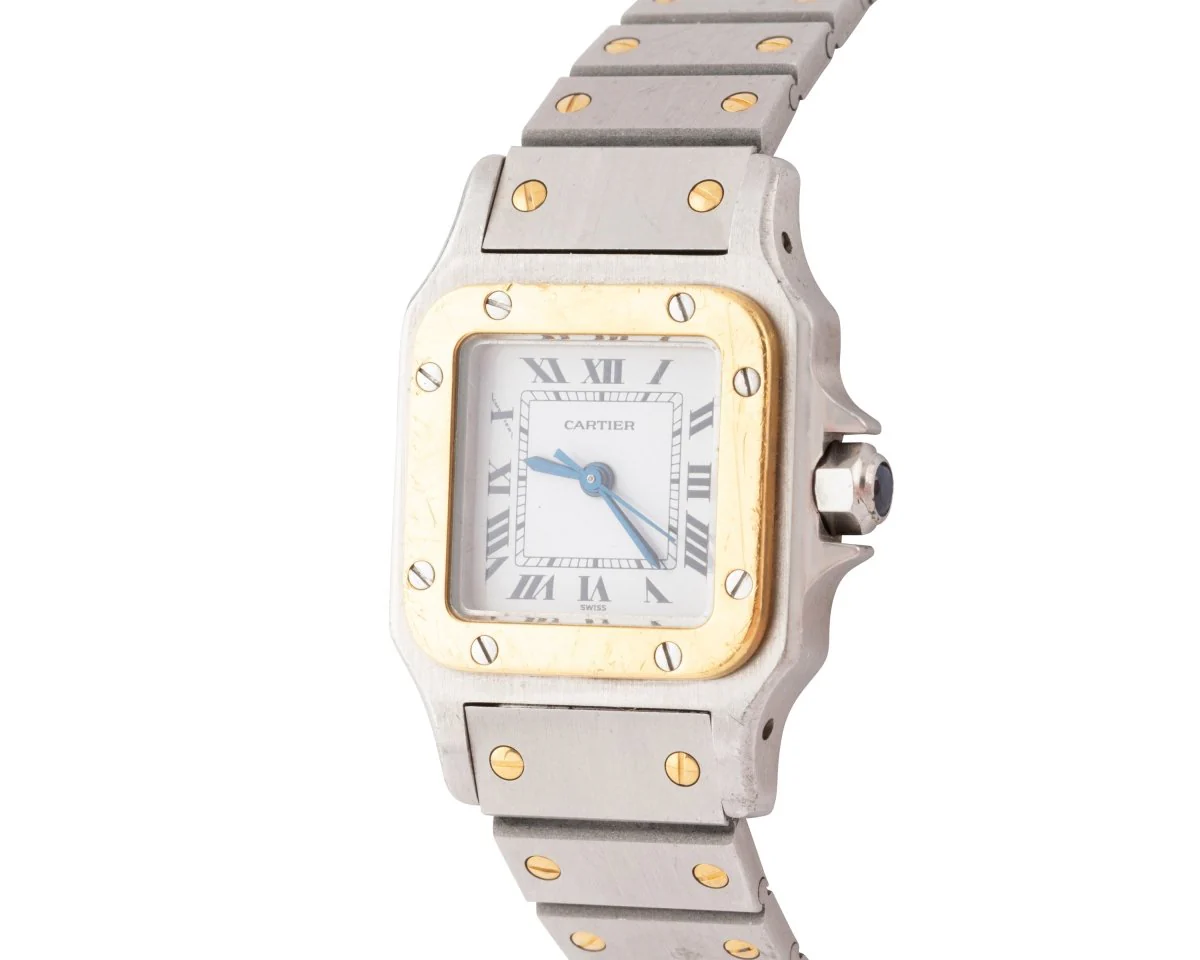 Montre CARTIER Santos en or et acier