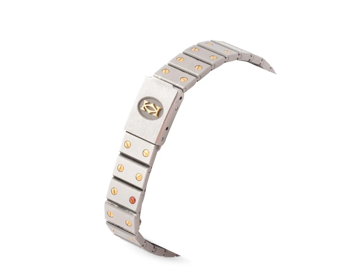 Montre CARTIER Santos en or et acier - Image 3