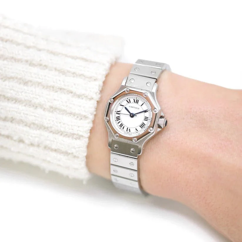 Montre CARTIER "Santos Octogonale" en acier - Image 11