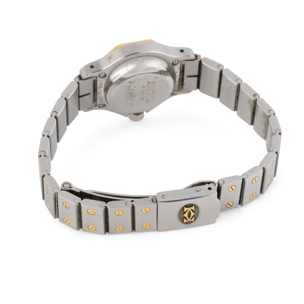 Montre CARTIER "Santos Octagonale" en or jaune et acier - Image 8