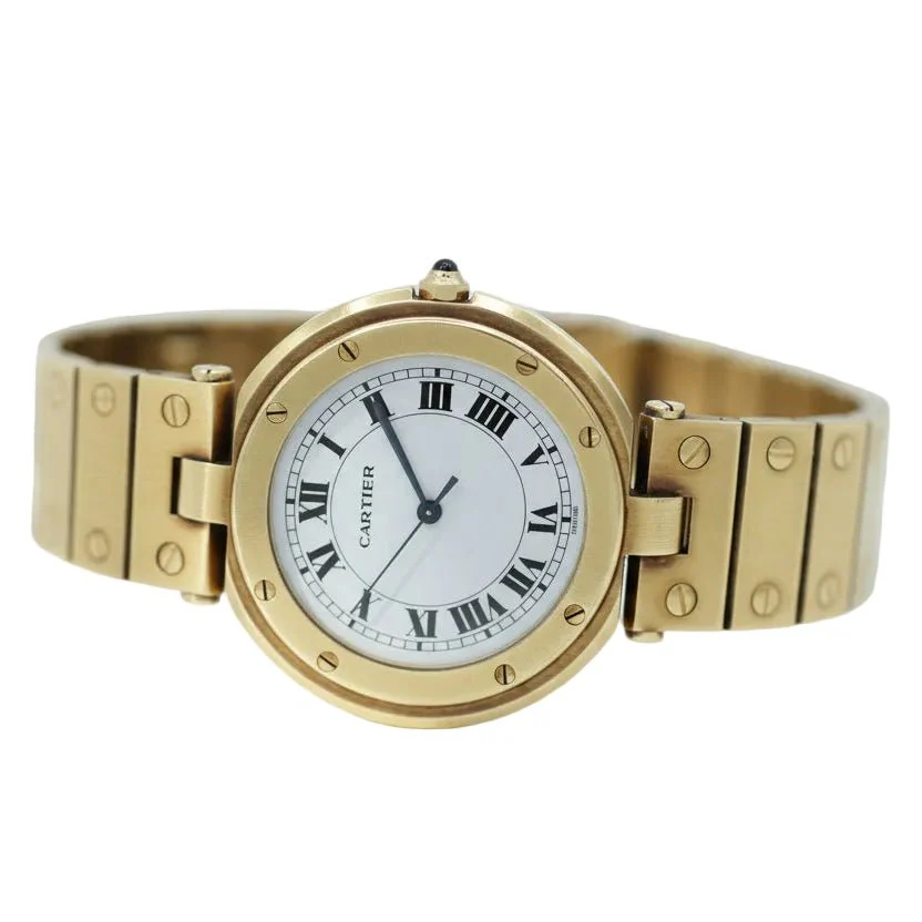 Montre CARTIER "Santos Vendôme" en or jaune - Image 3