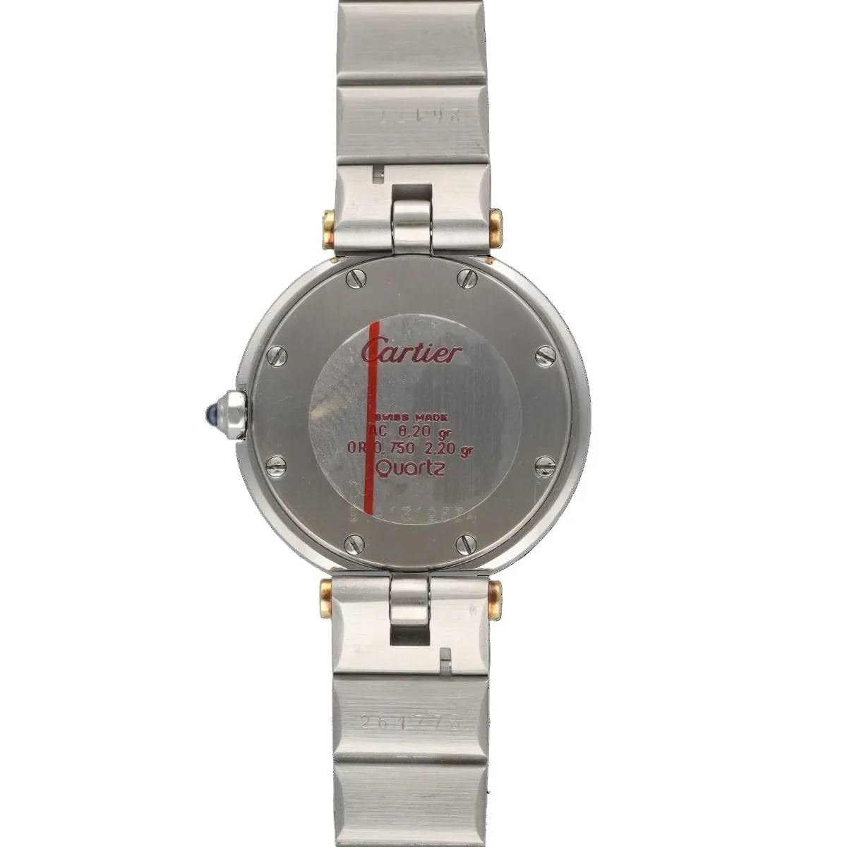Montre CARTIER "Santos Vendôme" en or jaune et acier - Image 2