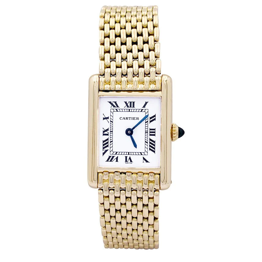 Montre CARTIER, "Tank Louis Cartier" en or jaune