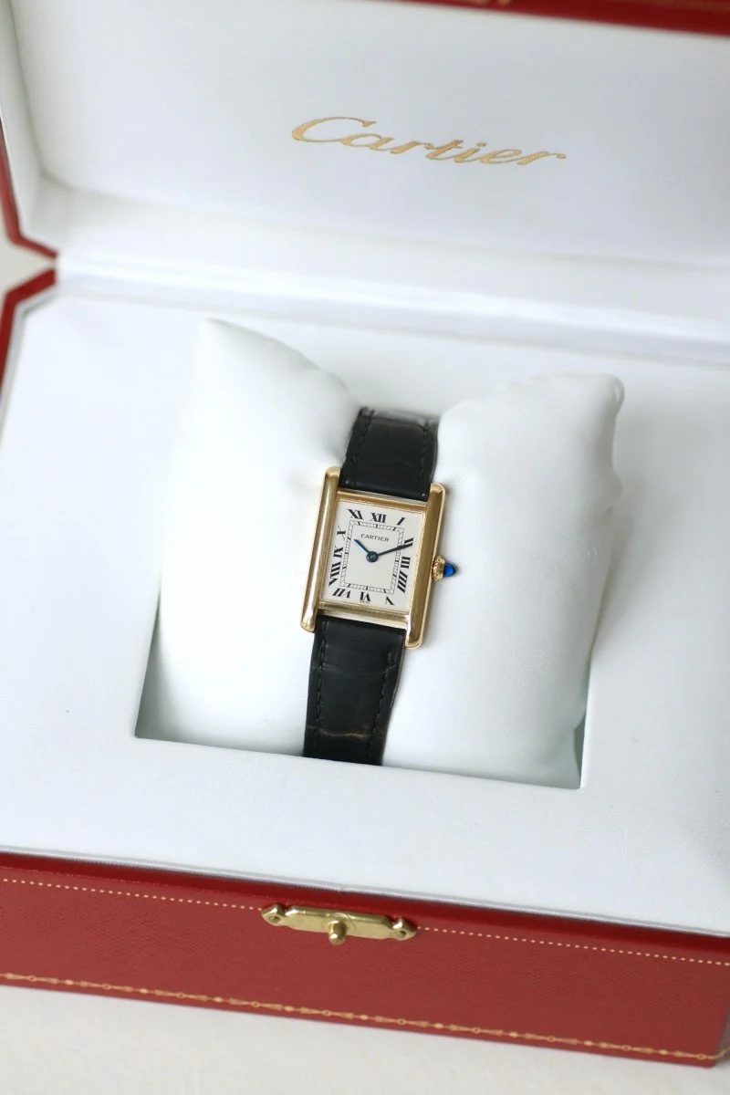 Montre Cartier Tank Louis Cartier Or Jaune 78087 - Image 11