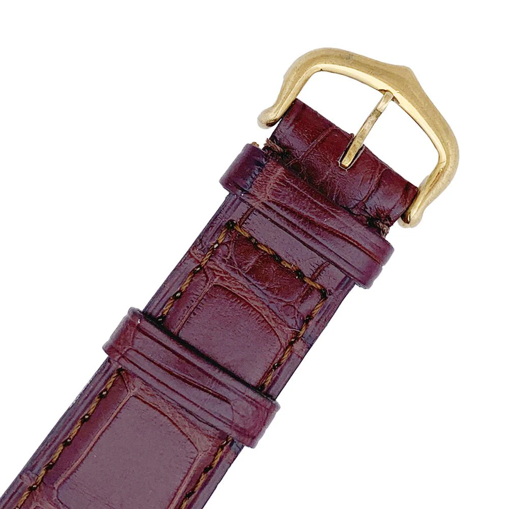 Montre CARTIER "Tank Louis Cartier"en  or jaune et cuir - Image 4