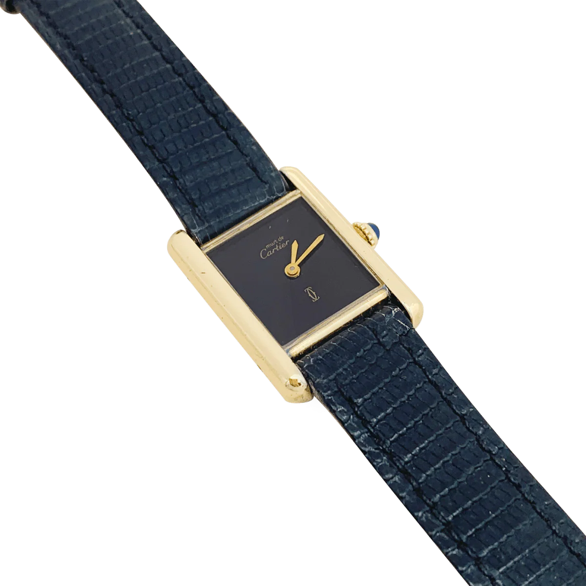 Montre CARTIER "Tank Must" en argent plaqué or - Image 3