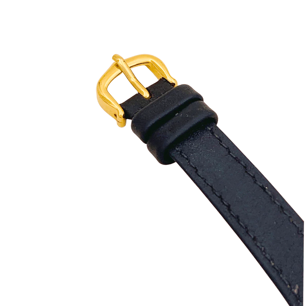 Montre CARTIER, "Tank Must", argent plaqué or et cuir - Image 5