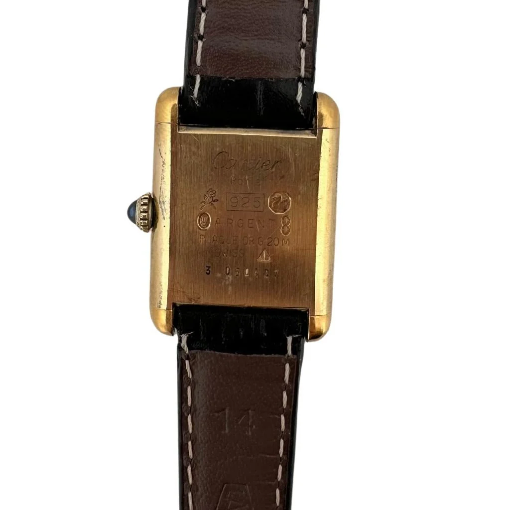 Montre CARTIER "Tank Must" en plaqué or jaune - Image 2