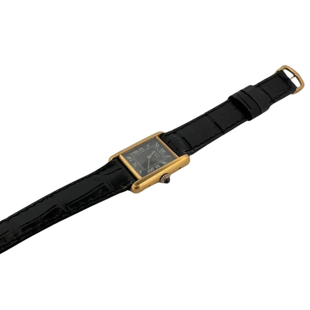 Montre CARTIER "Tank Must" en plaqué or jaune - Image 4