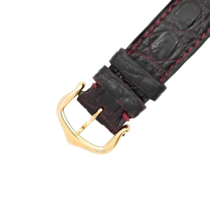 Montre CARTIER "Tank Must Trinity" Médium en or blanc, or jaune, or rose, vermeil et cuir - Image 8