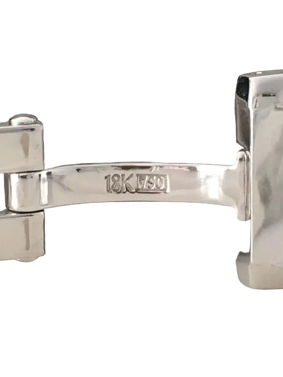 Montre CARTIER "Tankissime" PM en or blanc, acier et diamants - Image 8