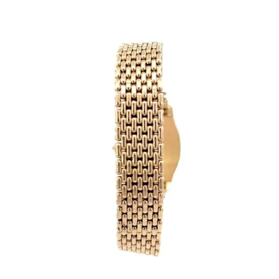 Montre Mécanique CARTIER "Tortue" en or jaune et diamants - Image 4