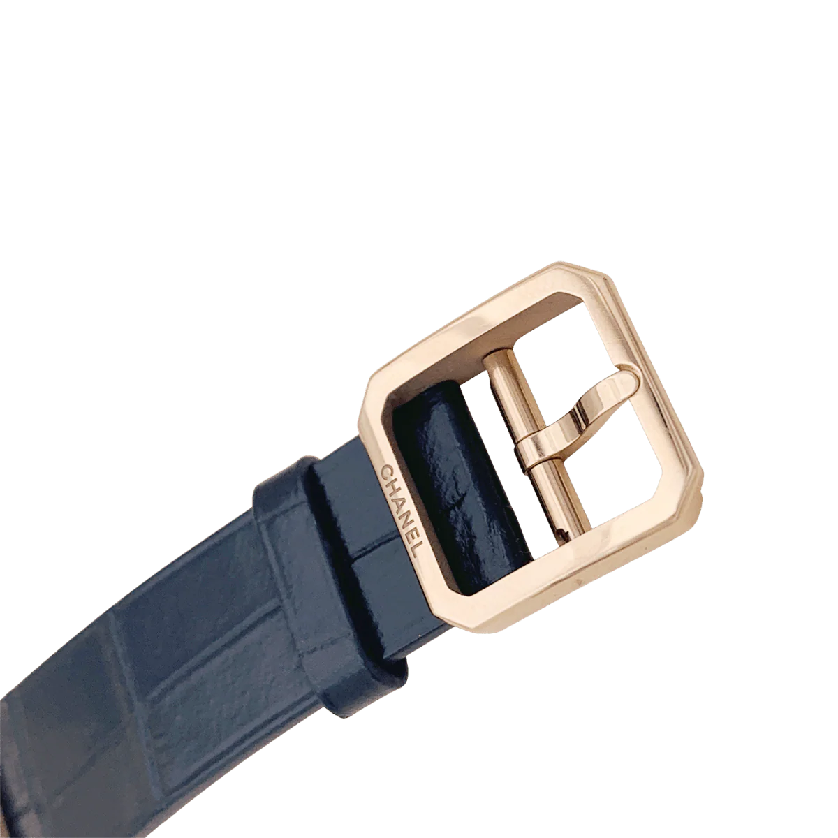Montre CHANEL "Boy-Friend" en or beige et onyx - Image 6