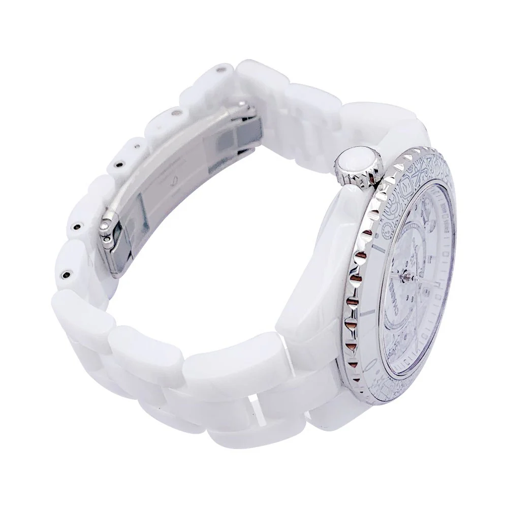 Montre CHANEL  céramique et diamants. - Image 4