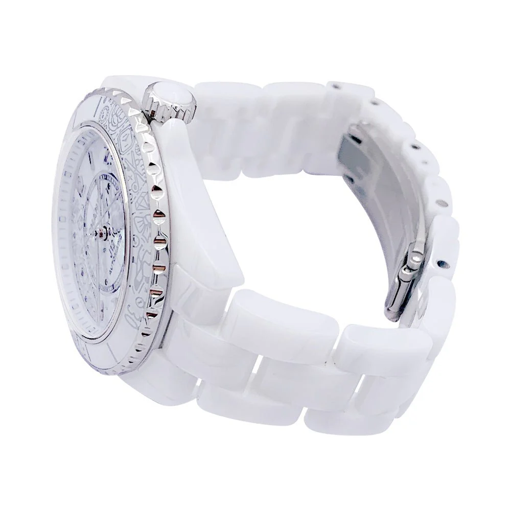 Montre CHANEL  céramique et diamants. - Image 5