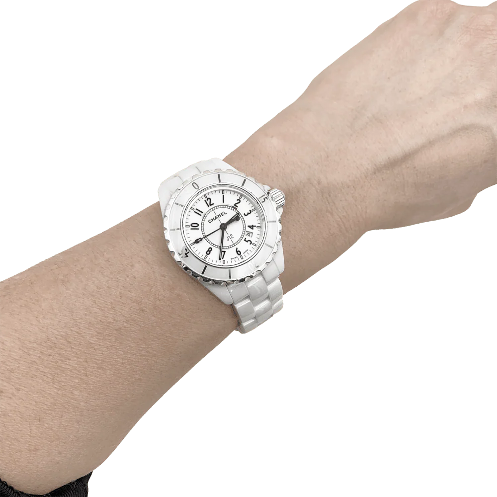 Montre CHANEL "J12" en céramique et acier - Image 2