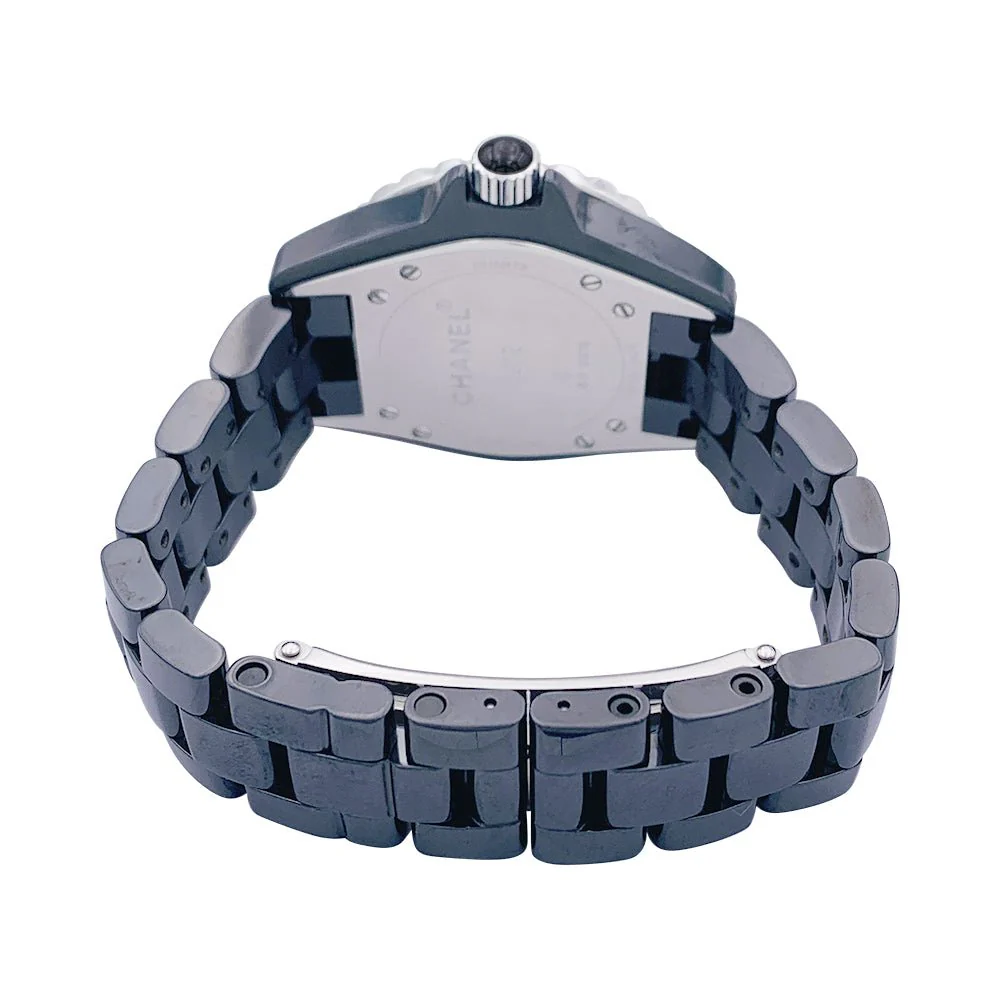 Montre CHANEL "J12" en céramique, acier et diamants - Image 3