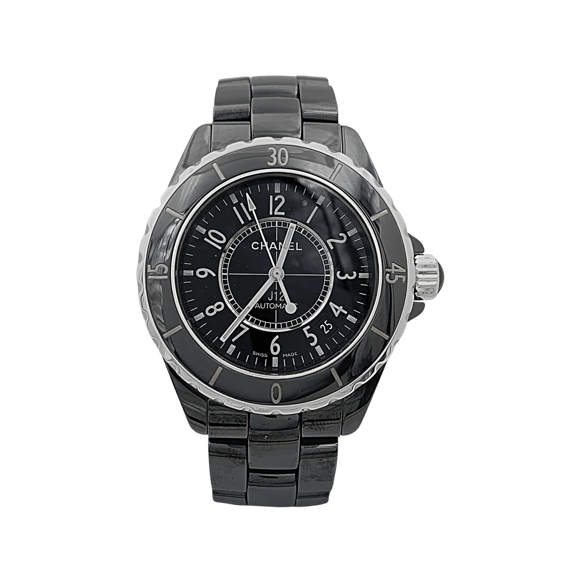 Montre Automatique CHANEL "J12" en céramique et acier