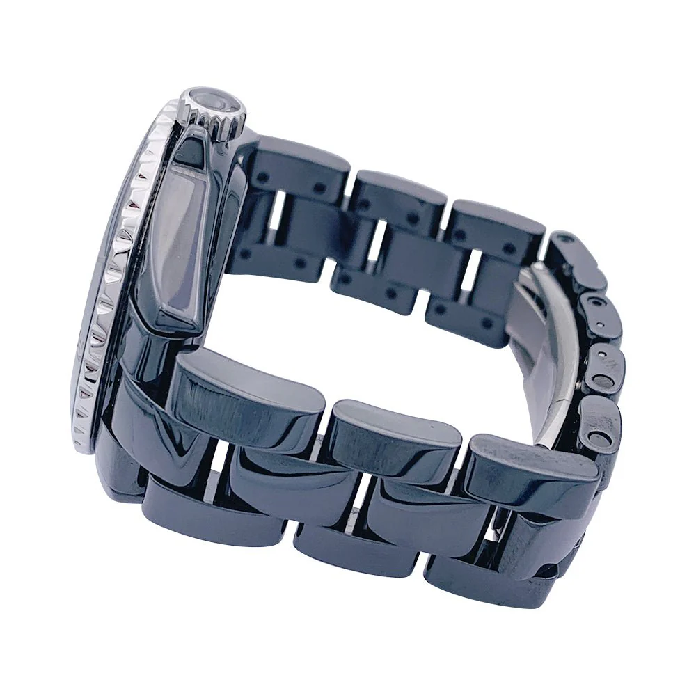 Montre CHANEL "J12" en céramique noire et diamants - Image 2