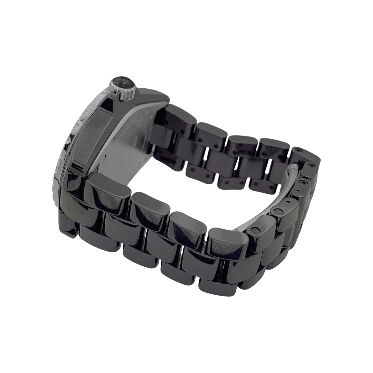 Montre CHANEL "J12" en acier, céramique et rubis - Image 3