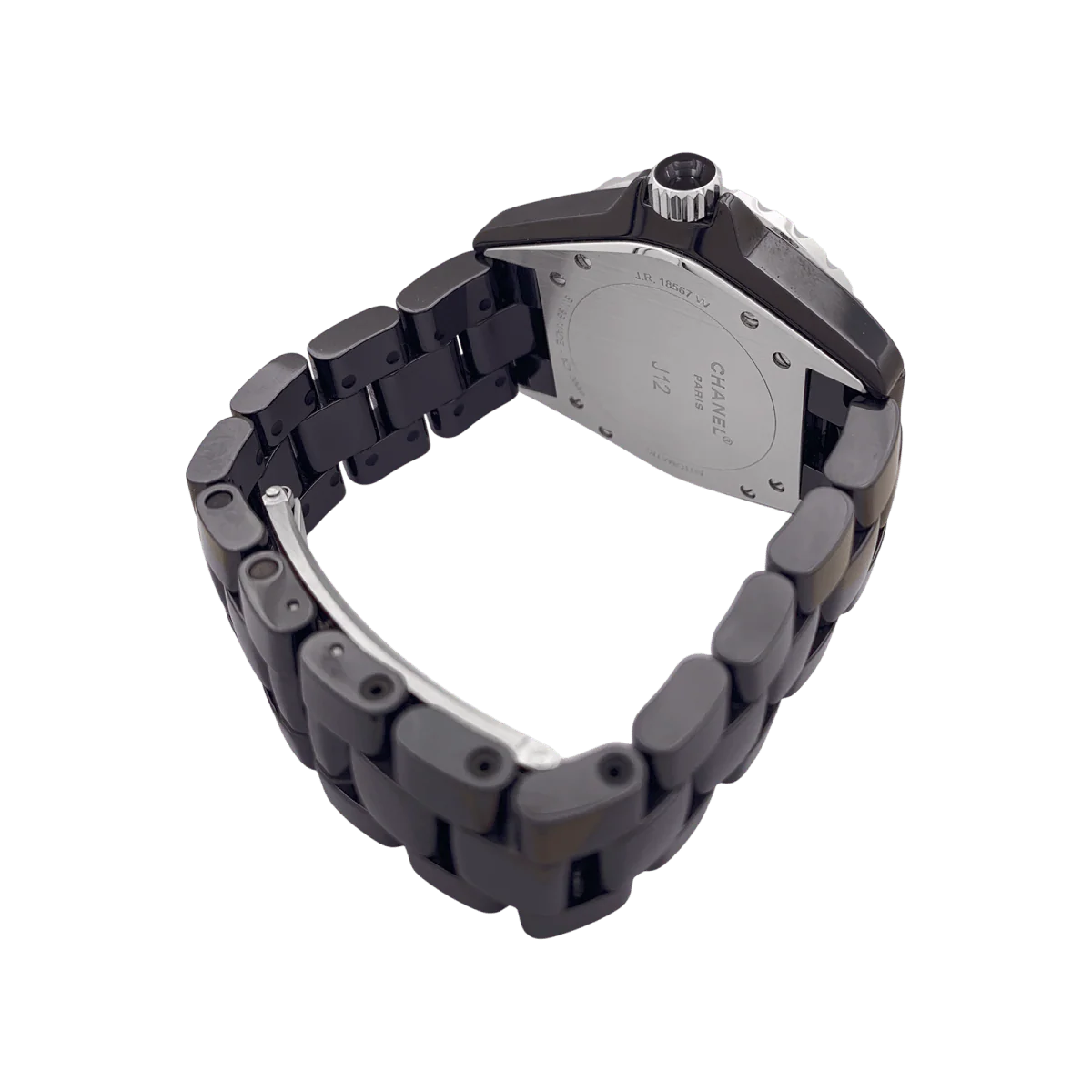 Montre CHANEL "J12" en acier, céramique et rubis - Image 5
