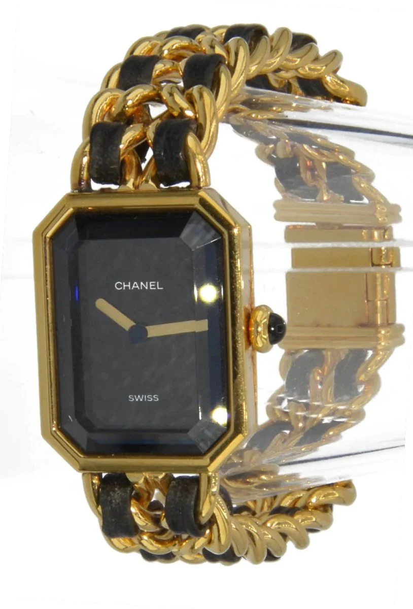 Montre Chanel ma première en métal doré - Image 3
