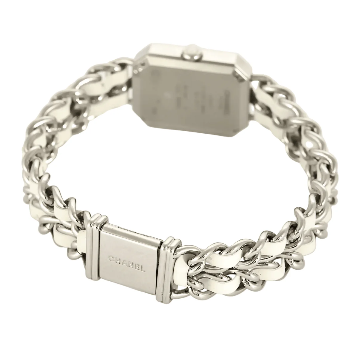 Montre CHANEL "Première" en acier, nacre et cuir - Image 3