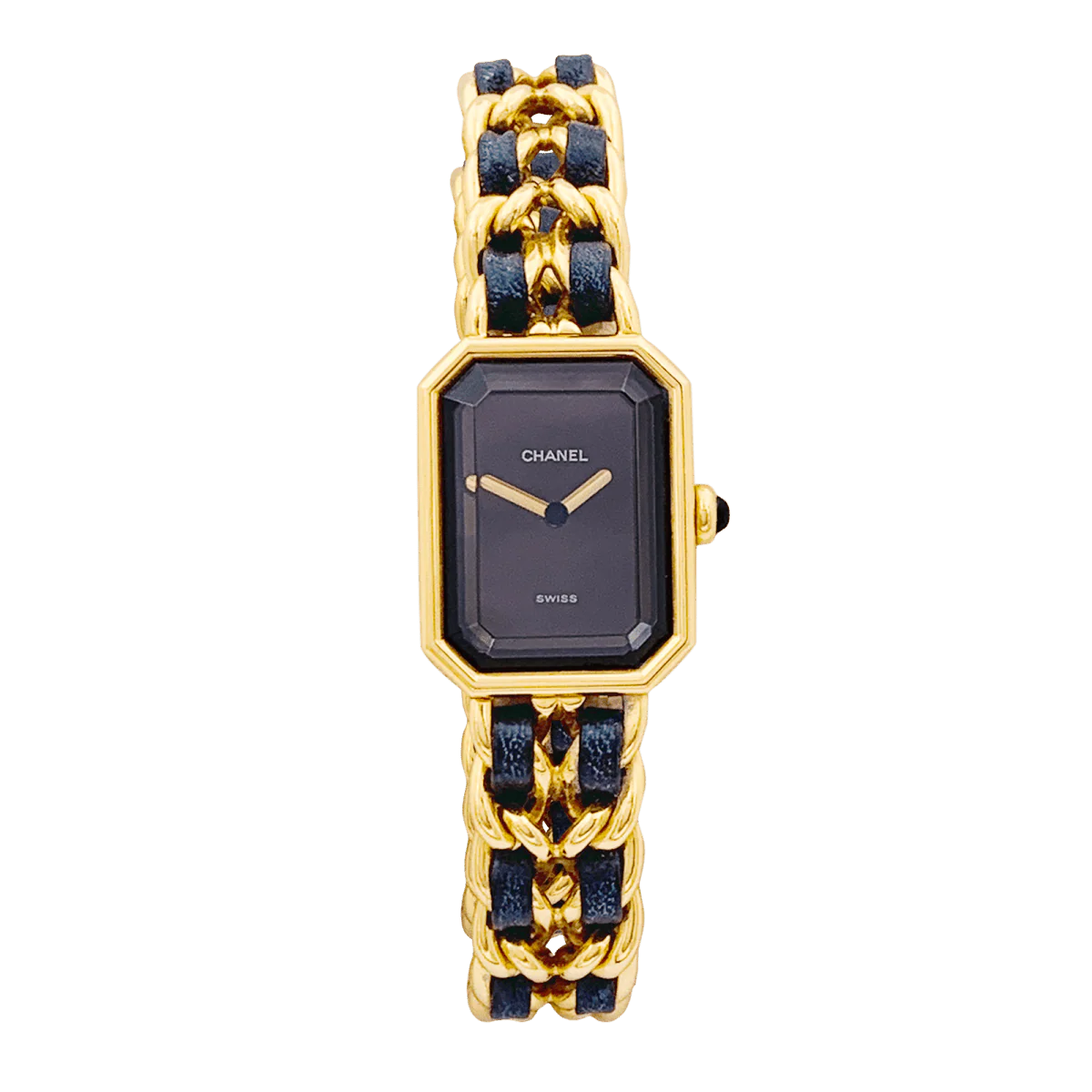 Montre CHANEL "Première" en acier et cuir