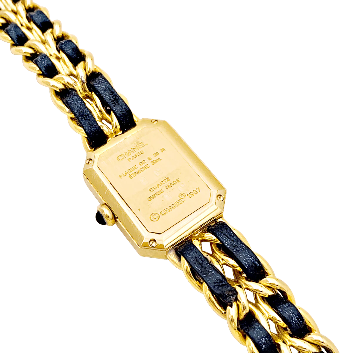 Montre CHANEL "Première" en acier et cuir - Image 4