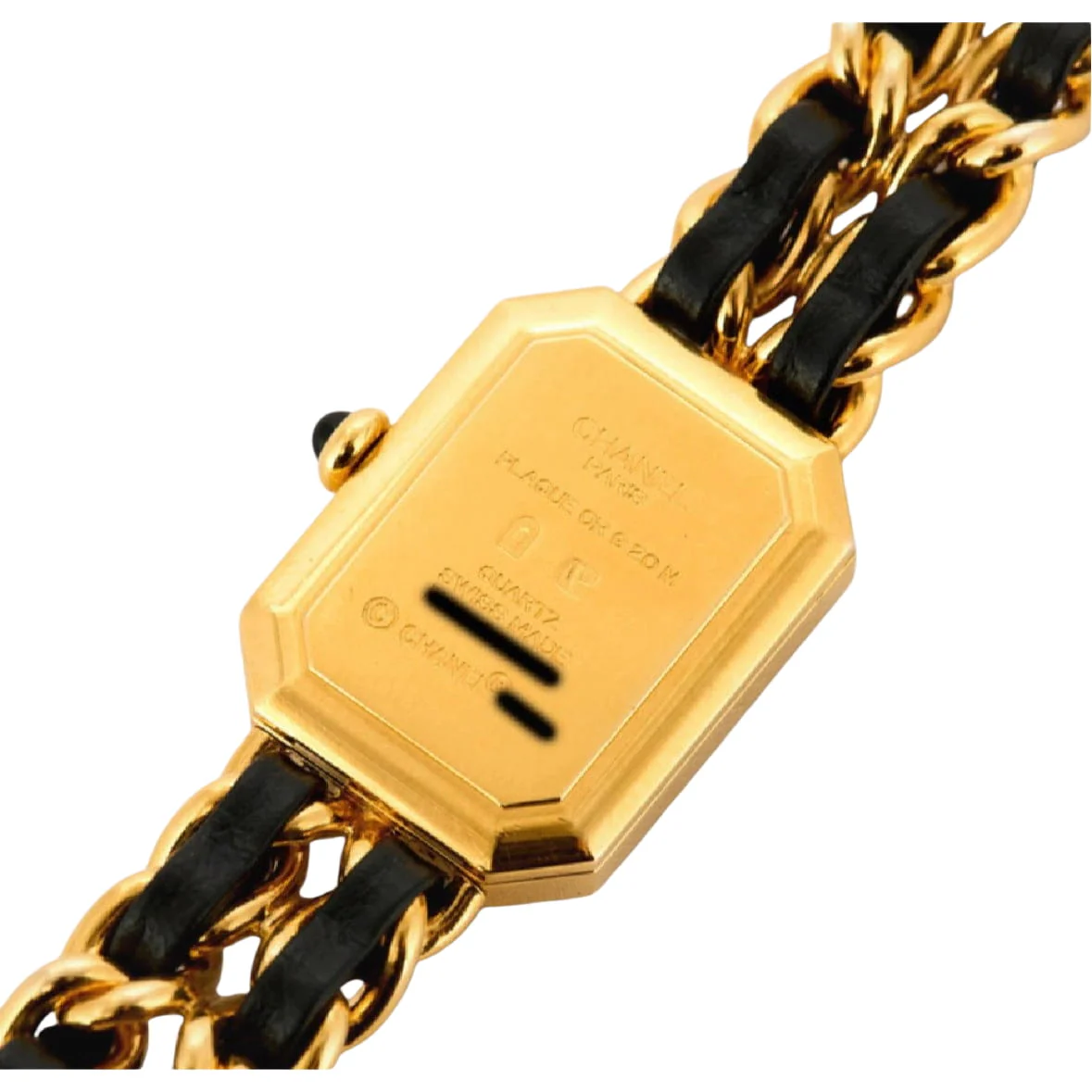 Montre CHANEL Première – Plaqué or / Taille L - Image 12
