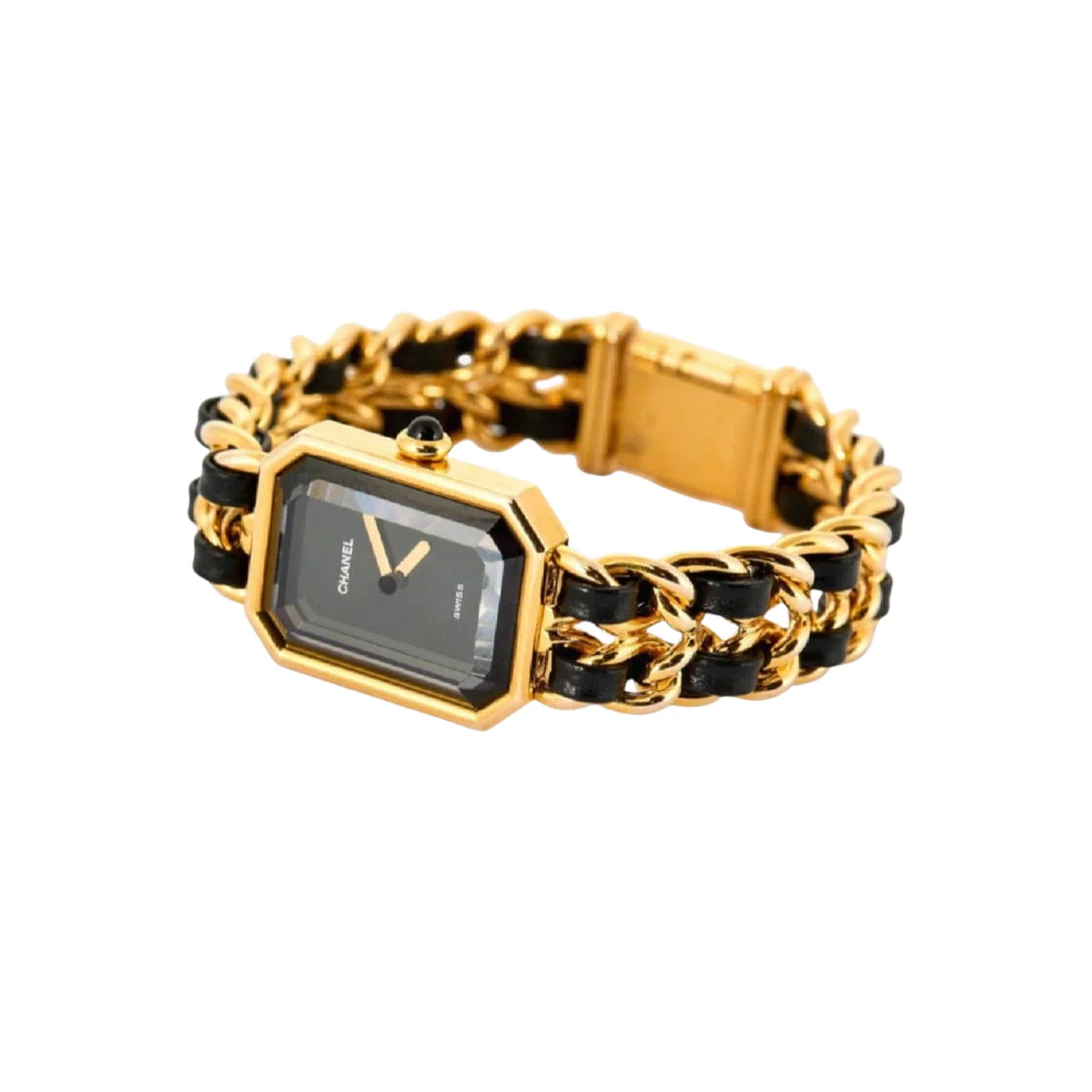 Montre CHANEL Première – Plaqué or / Taille L - Image 9