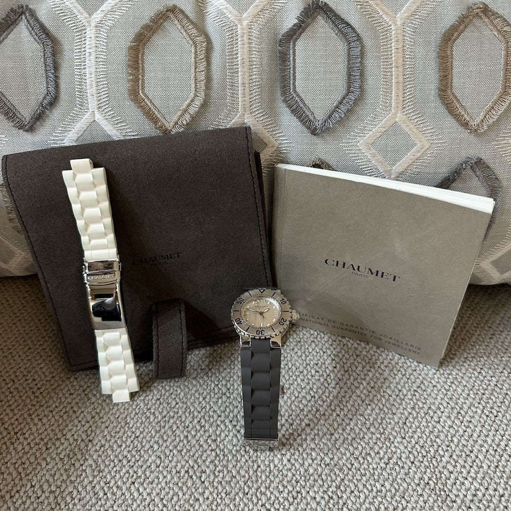 Montre CHAUMET "Dame Class One" en acier et quartz - Image 5