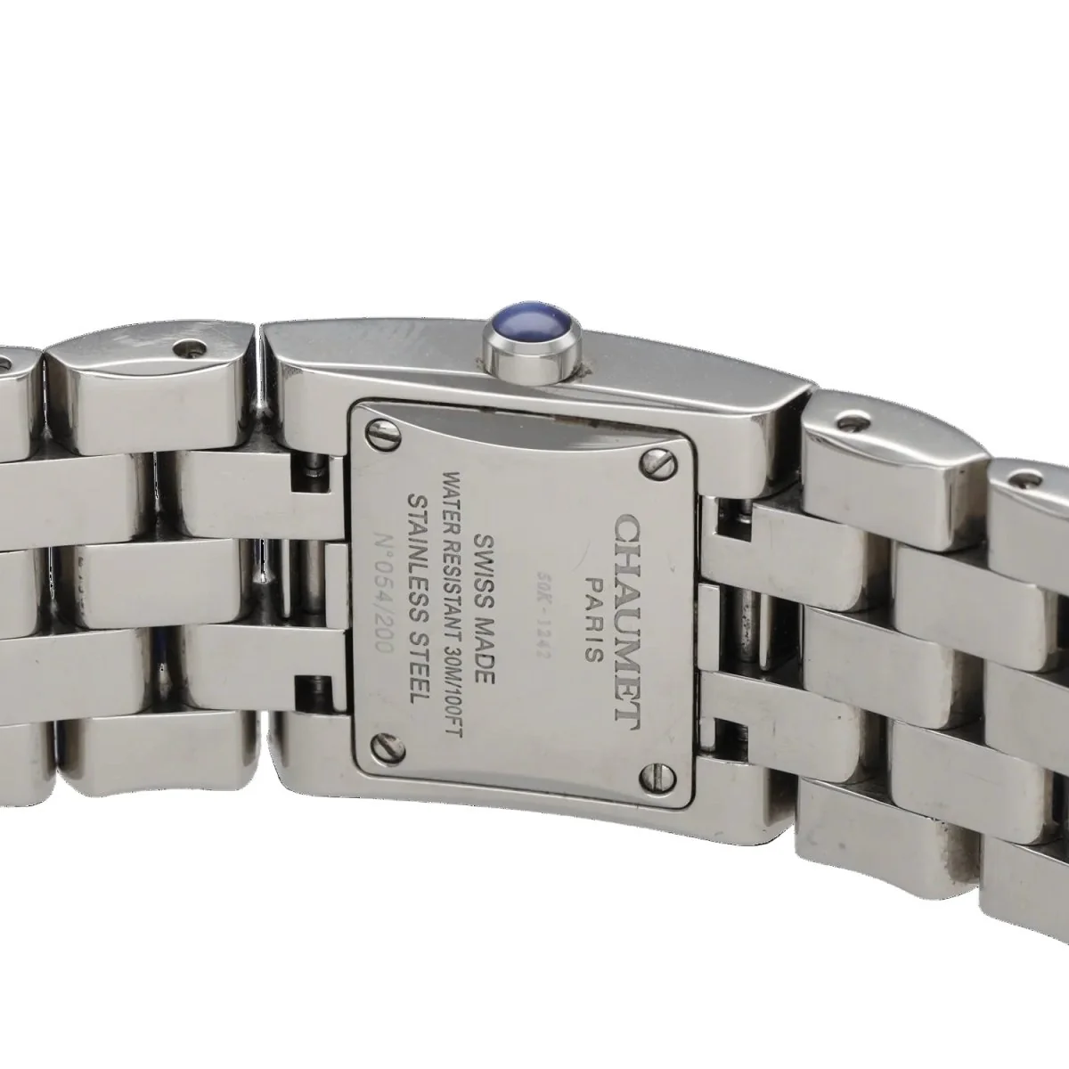Montre CHAUMET "Khésis Cristal" en acier et diamants - Image 3