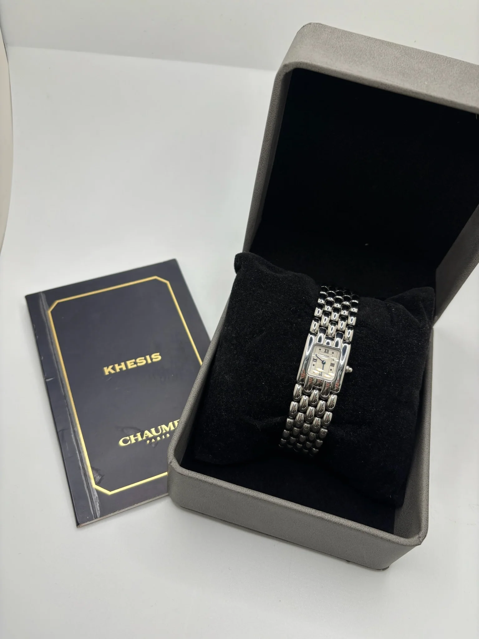 Montre CHAUMET "Khesis" en acier - Image 13