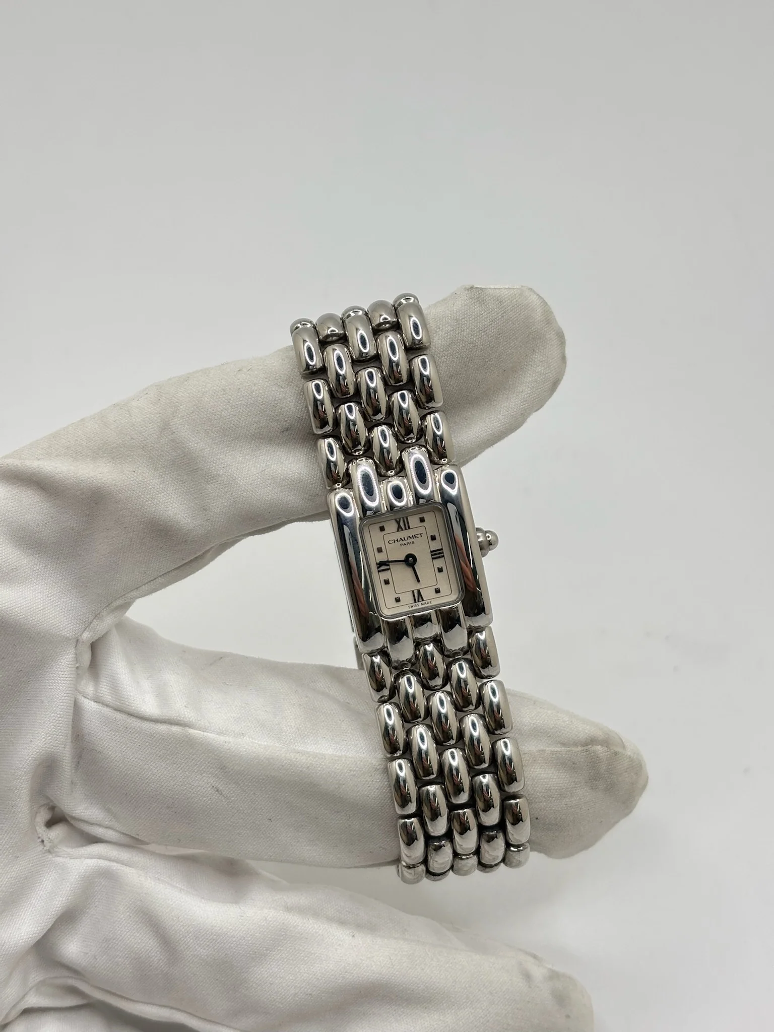 Montre CHAUMET "Khesis" en acier - Image 2