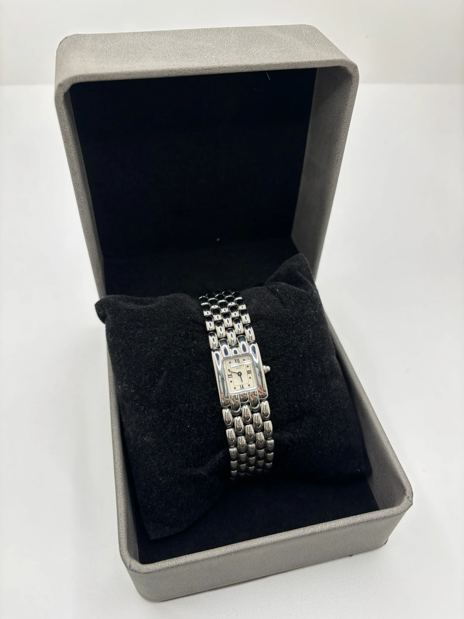 Montre CHAUMET "Khesis" en acier - Image 3