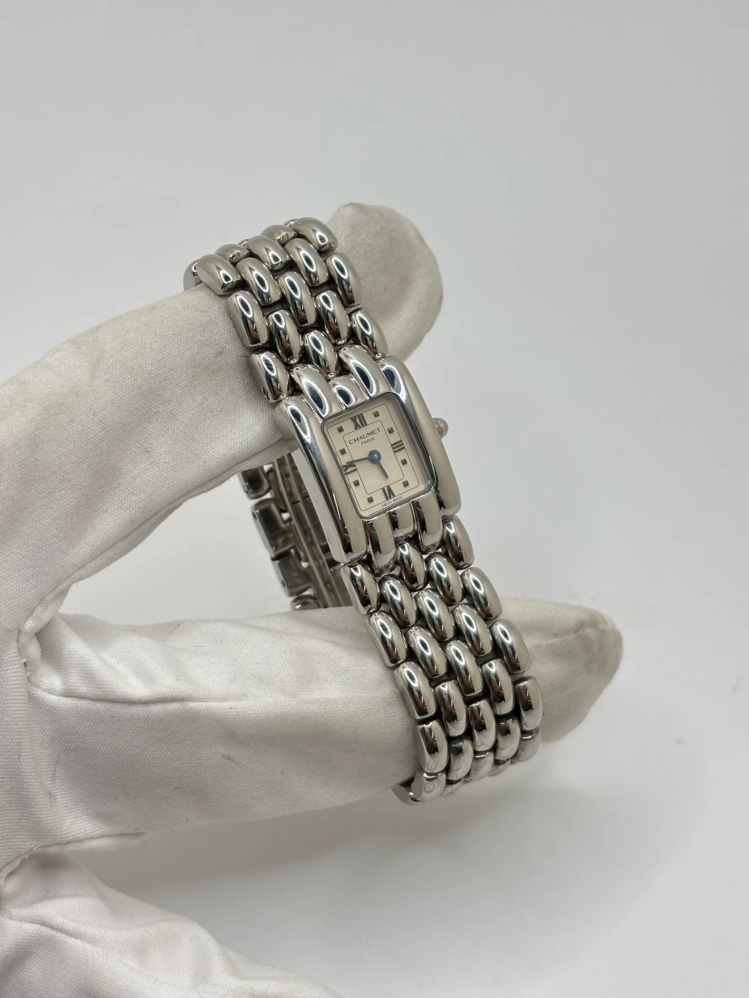 Montre CHAUMET "Khesis" en acier - Image 5