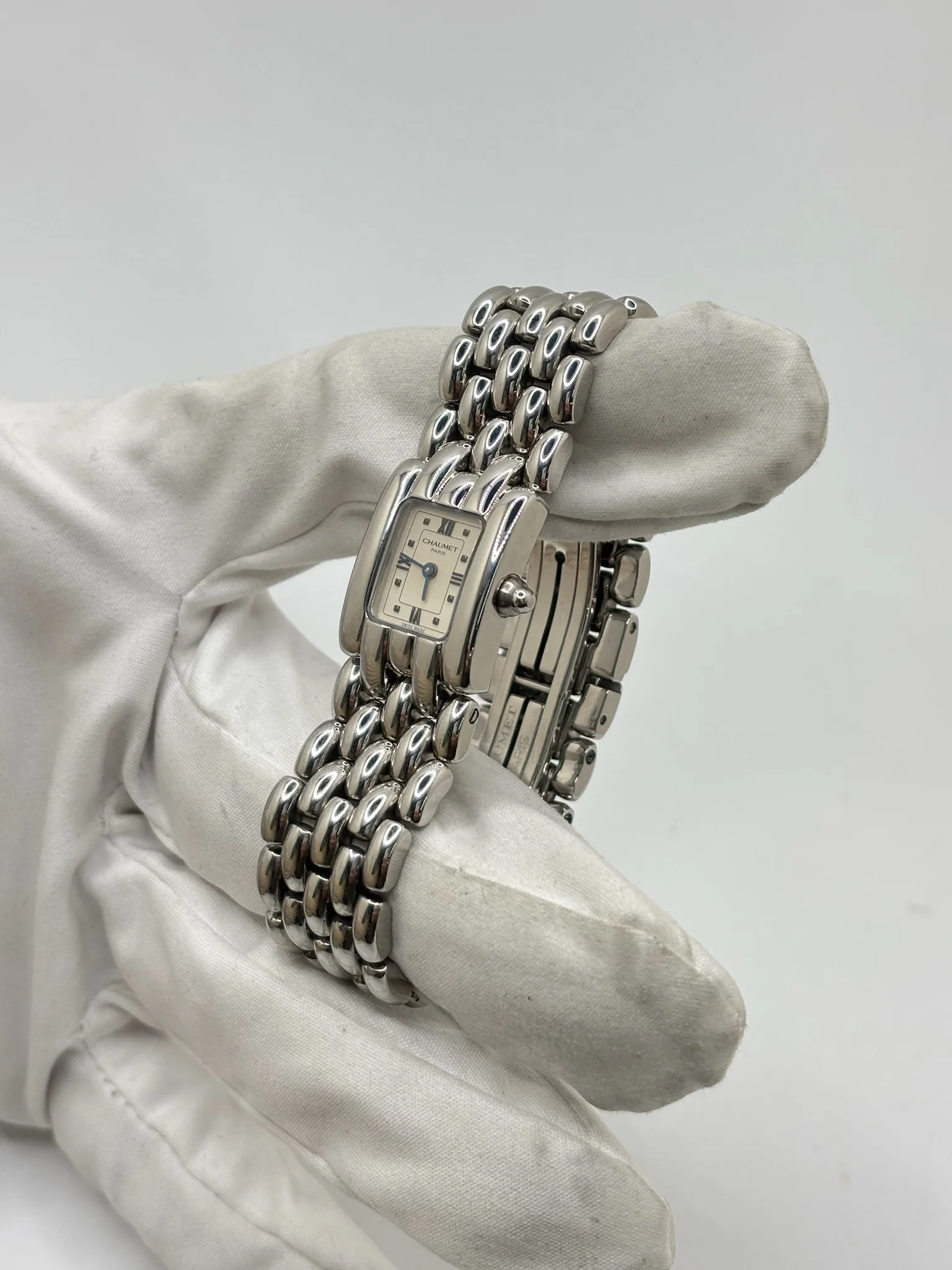 Montre CHAUMET "Khesis" en acier - Image 6