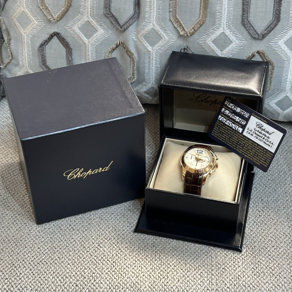 Montre CHOPARD "Elton John" en or rose - Image 6
