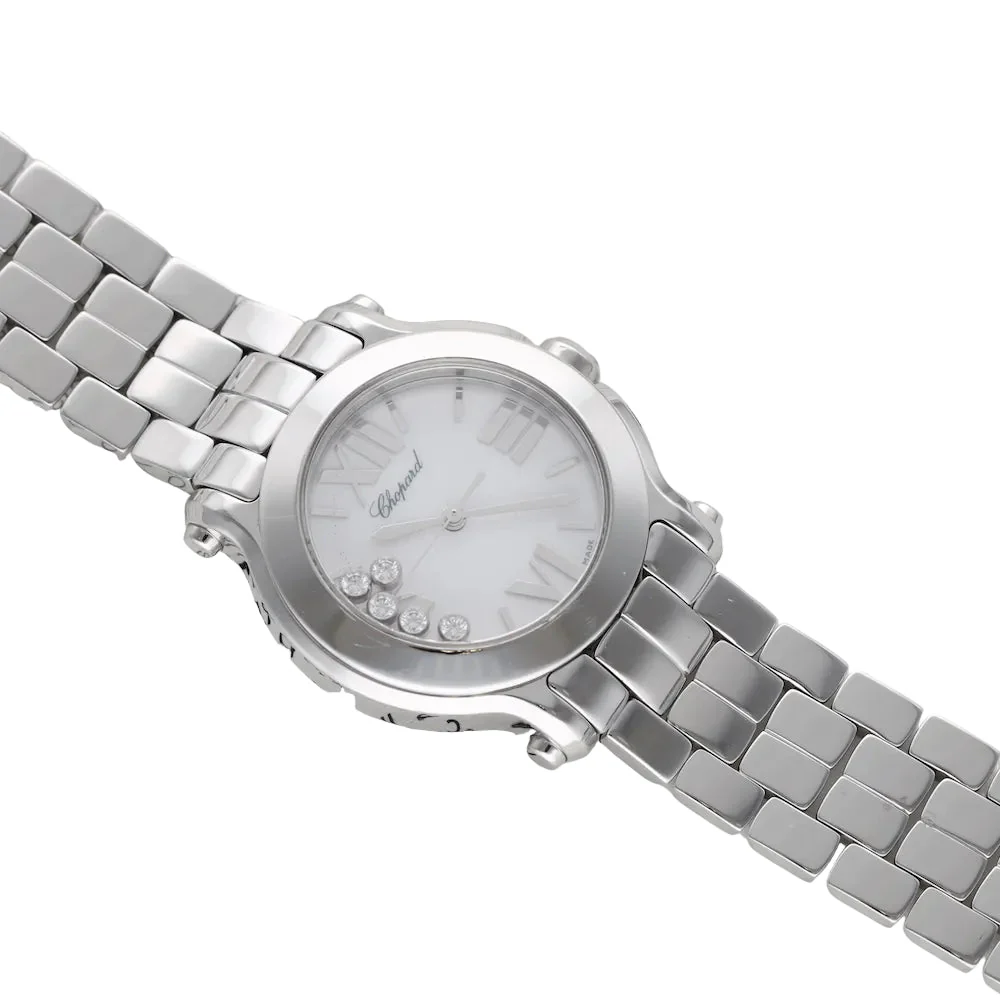 Montre CHOPARD "Happy Sport" en acier et diamant - Image 3