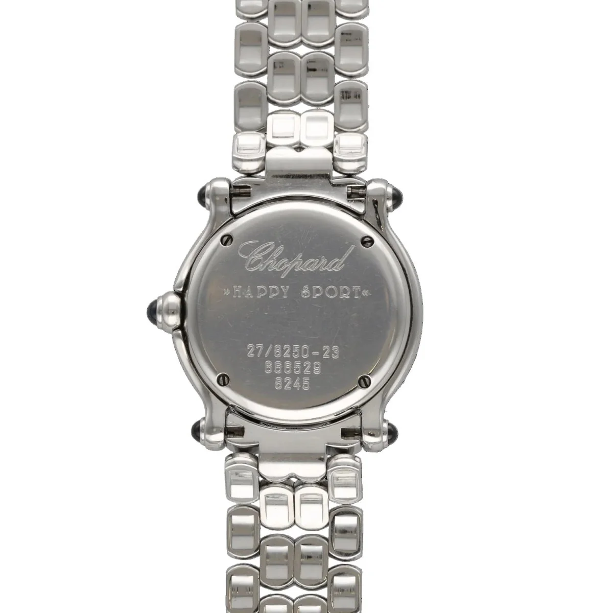 Montre CHOPARD "Happy Sport" en acier et diamants - Image 2