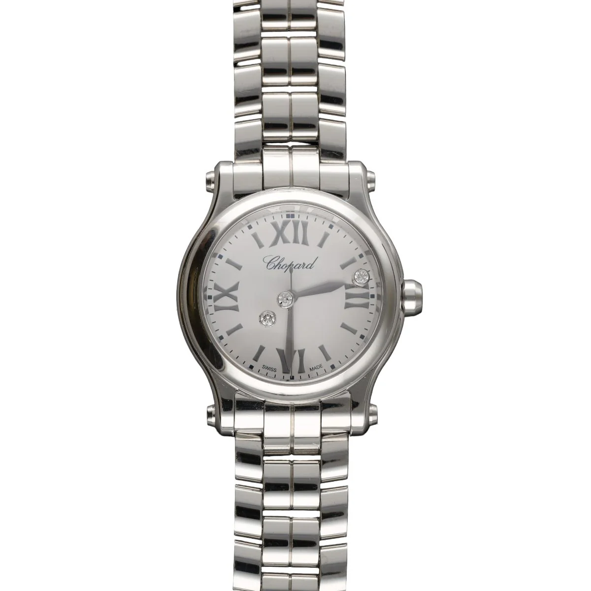 Montre CHOPARD "Happy Sport" en acier, inox et quartz