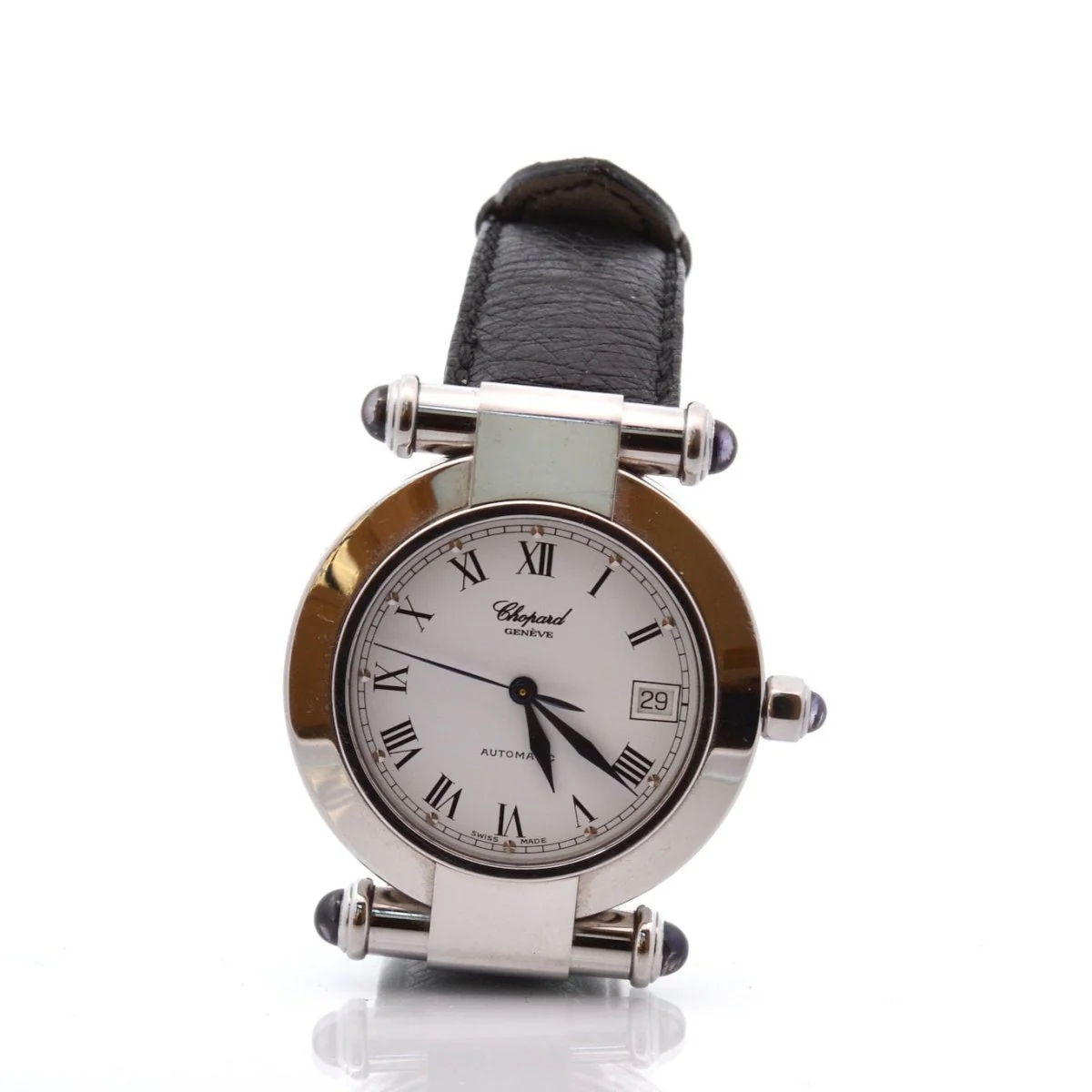 Montre CHOPARD "Impériale" en cuir et saphir