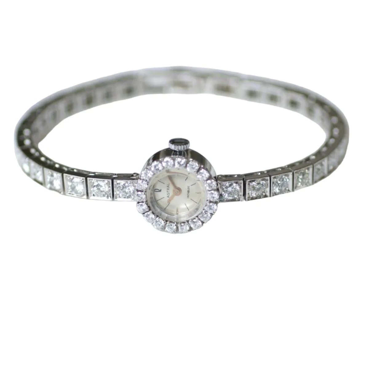 Montre ASTRAL en or blanc et diamants